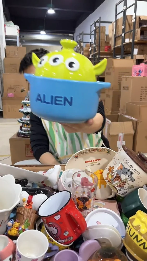 瓷片原盒三眼仔砂锅