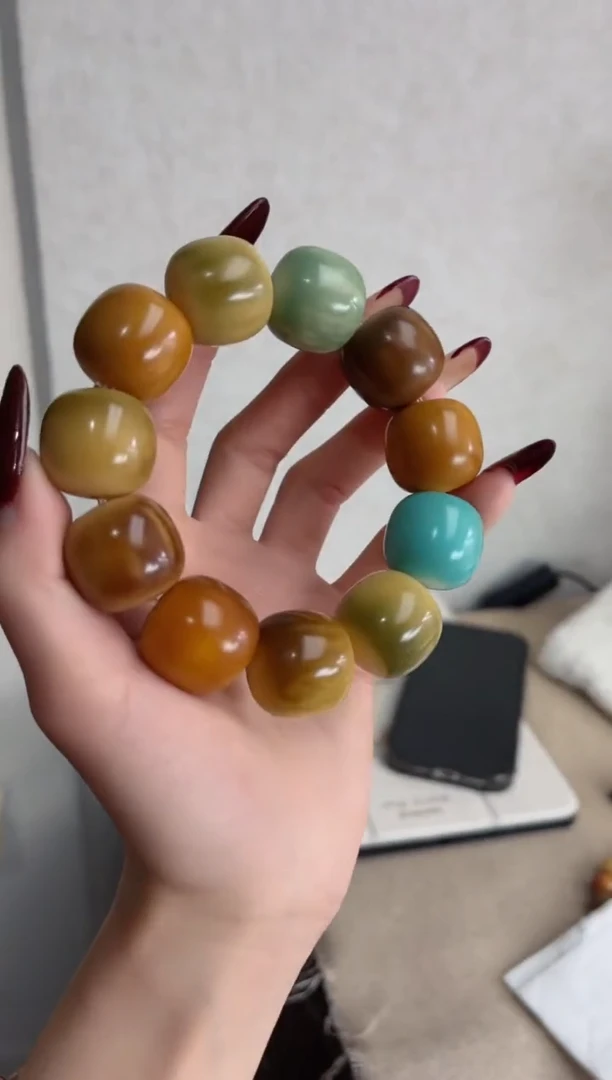 【闪购商品】菩提根/象牙果手串干磨桶珠21*22mm手串T01