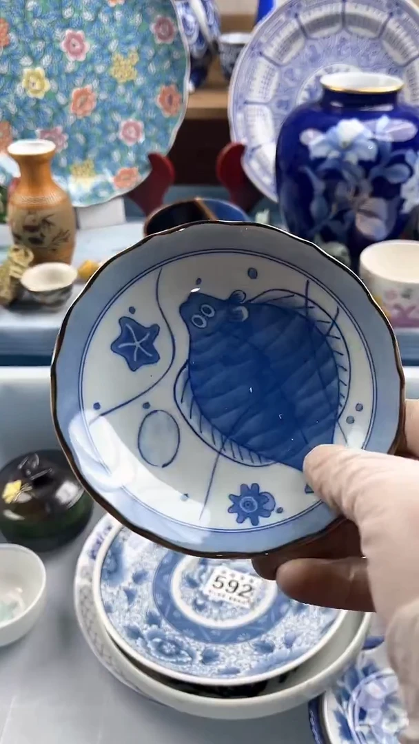 瓷片春***师英歌瓷器满19.9包邮