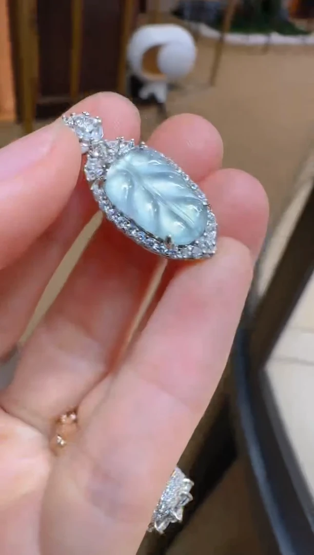 翡翠银S925镶嵌吊坠(不含链)多样性团购发一件