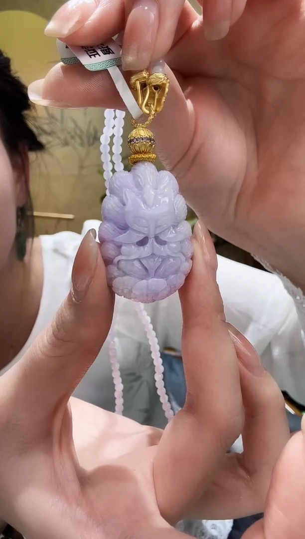 颈饰银S925镶嵌翡翠吊坠