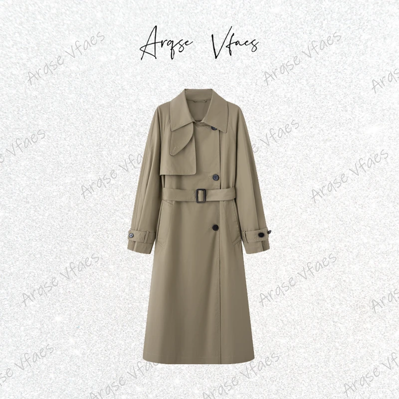 [ARQSEVFAES正品]—20252025秋新款中长款中长款风衣外套AR213007