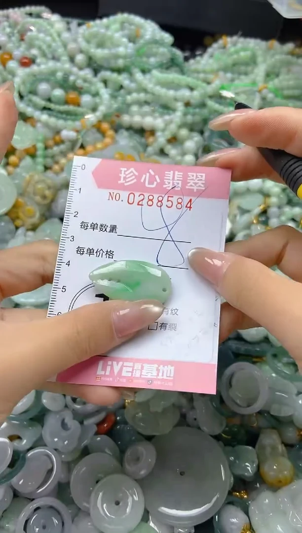 翡翠未镶嵌颈饰闪购0288584