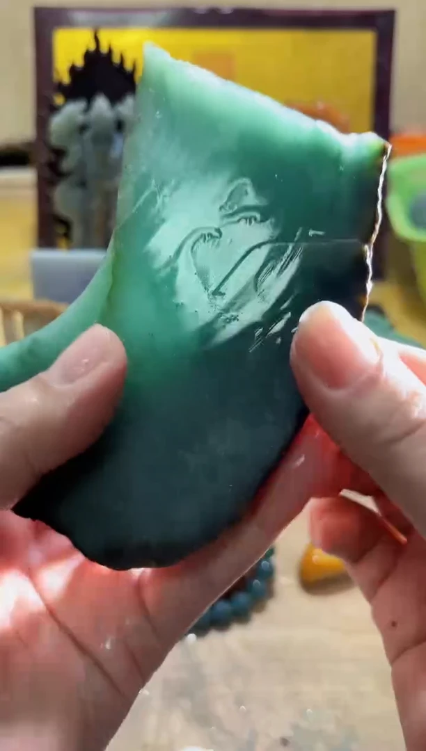 未镶嵌挂件翡翠A货常星6153