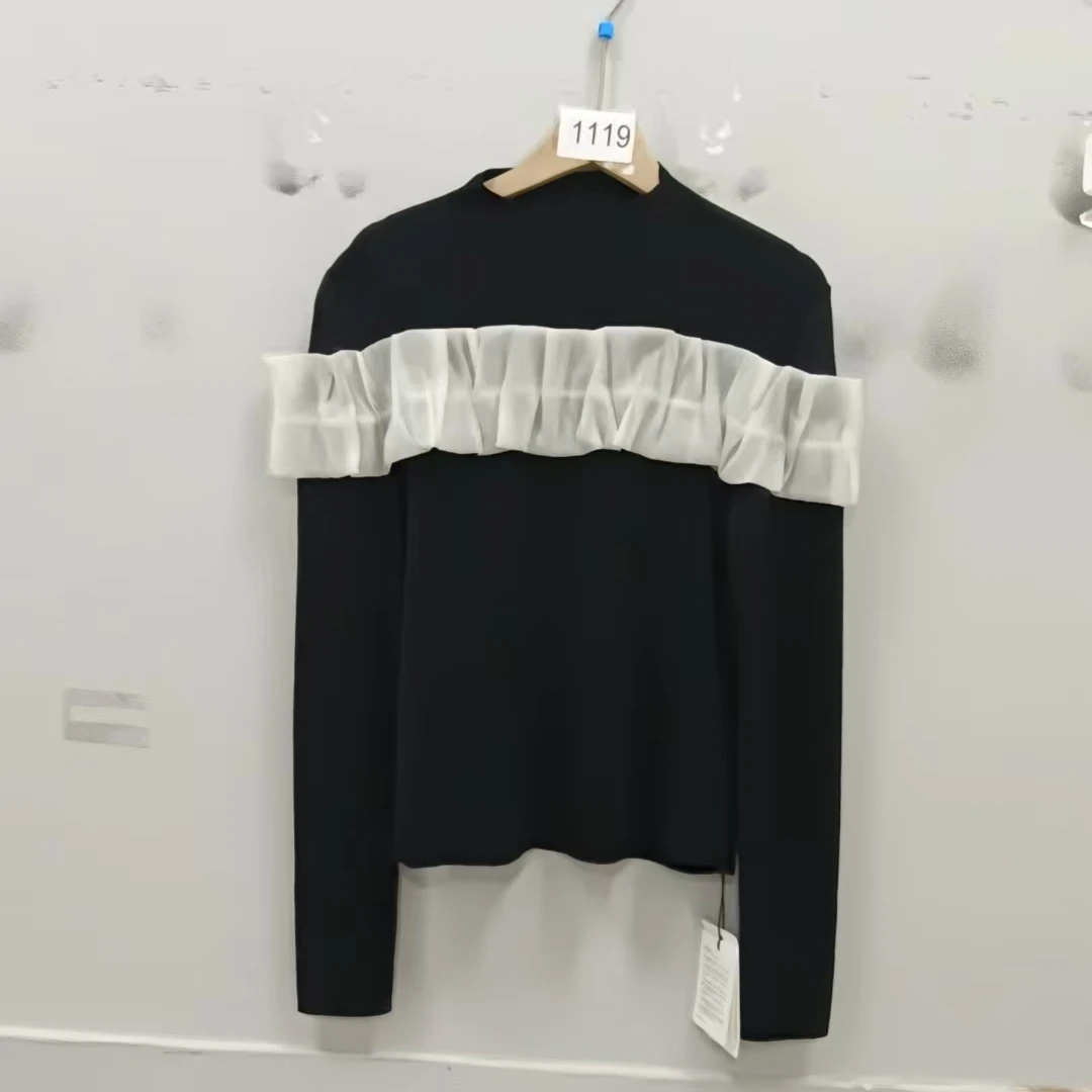 时尚潮流百搭休闲女士针织衫1119