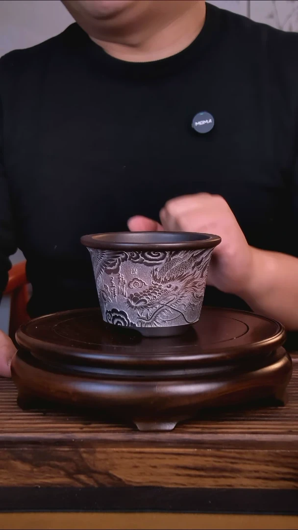 紫砂花盆紫砂花盆-内口9-6