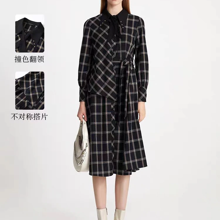 769剪标连衣裙中长款94124