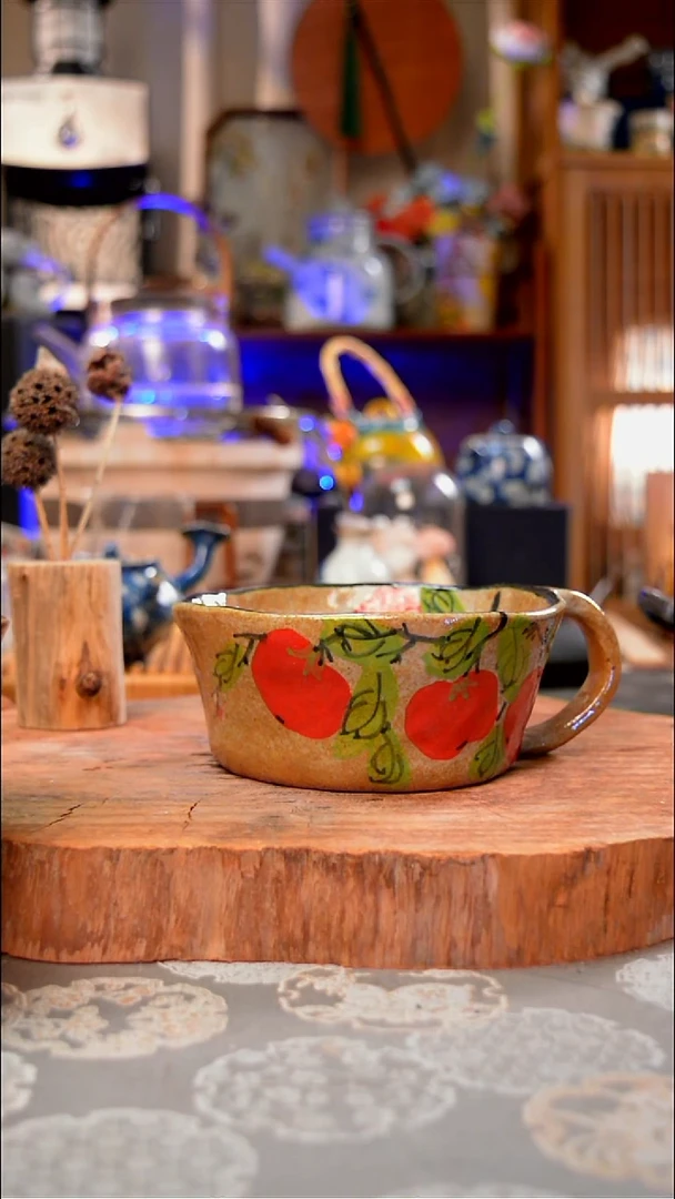 【闪购商品】杯子苹果手工手绘手工手绘