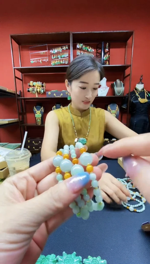 颈饰未镶嵌翡翠翡翠手链