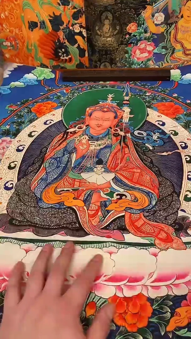 装裱画精美唐卡tk16101