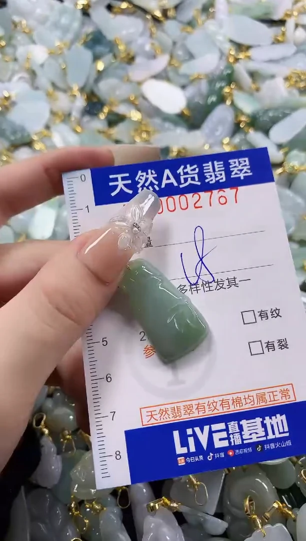 颈饰未镶嵌翡翠天然A货翡翠