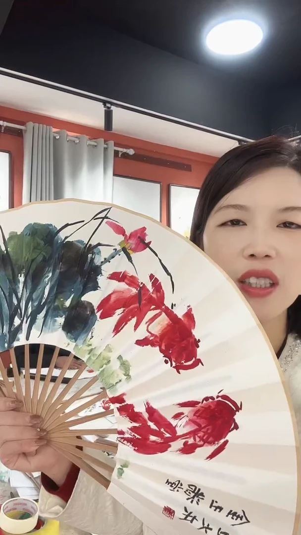 国画李火庆/国画/扇面