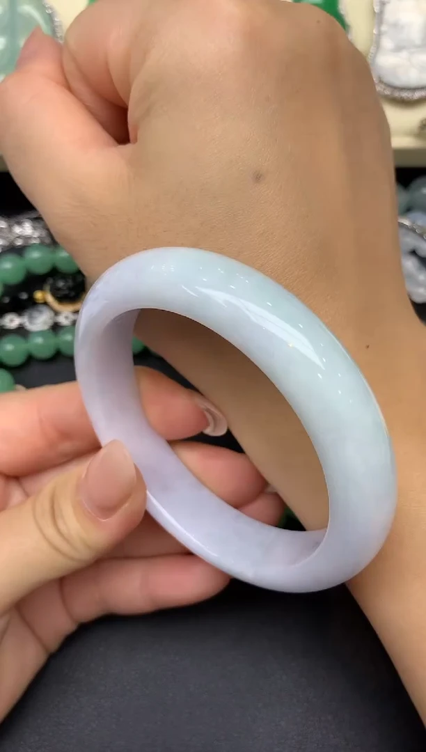 翡翠手镯未镶嵌213-雪姐翡翠天天见