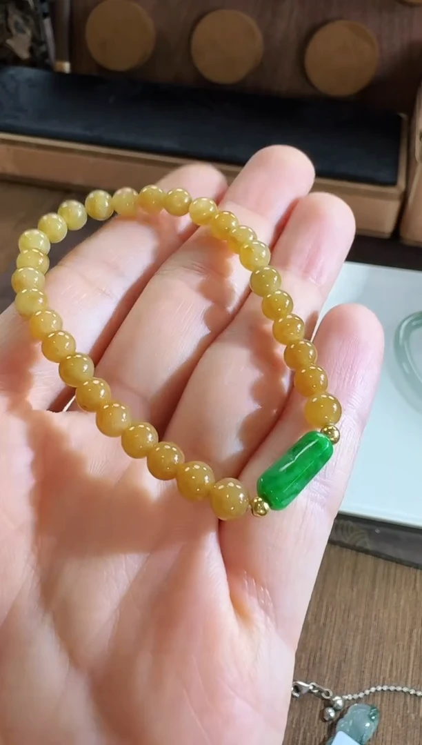 未镶嵌手链翡翠手串