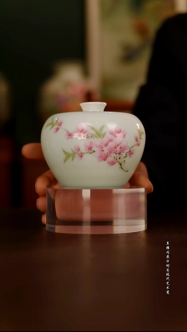 摆件景德镇陶东方现代艺术高端茶器花瓶摆件