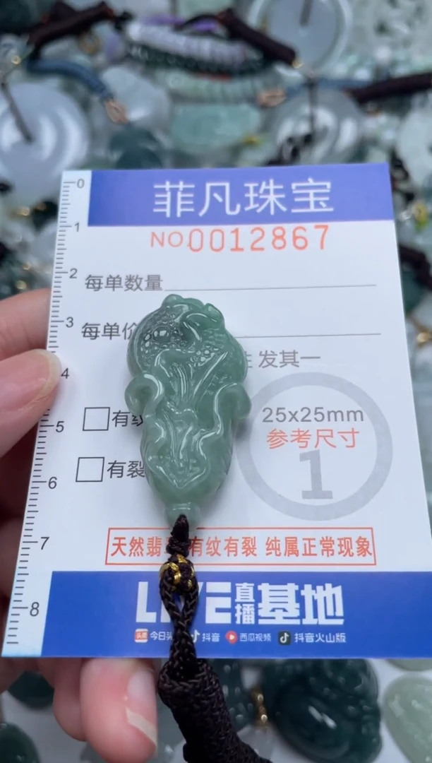 颈饰未镶嵌翡翠12867