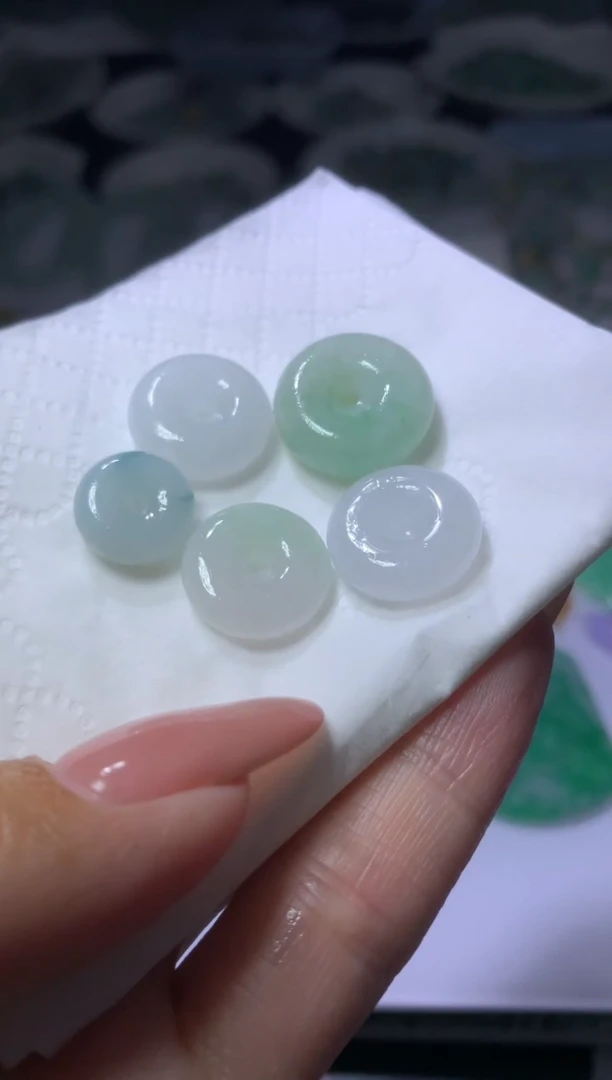 未镶嵌挂件翡翠八**财MXX057860