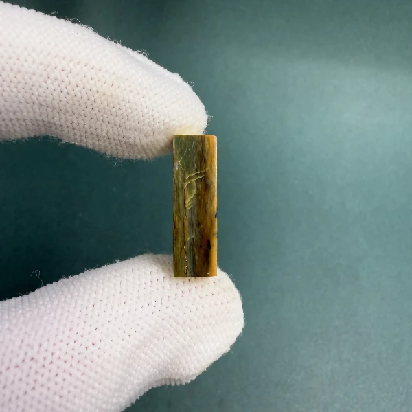 ST1006天然猛犸牙一字三通 支持鉴定 假一罚四