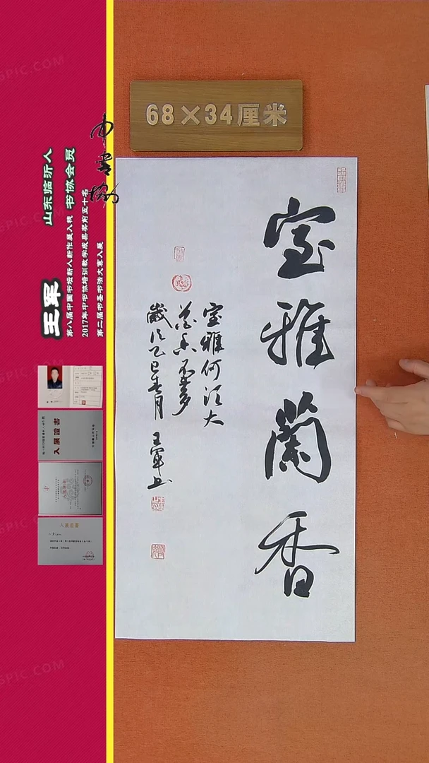 【闪购商品】书法273王军书法作品