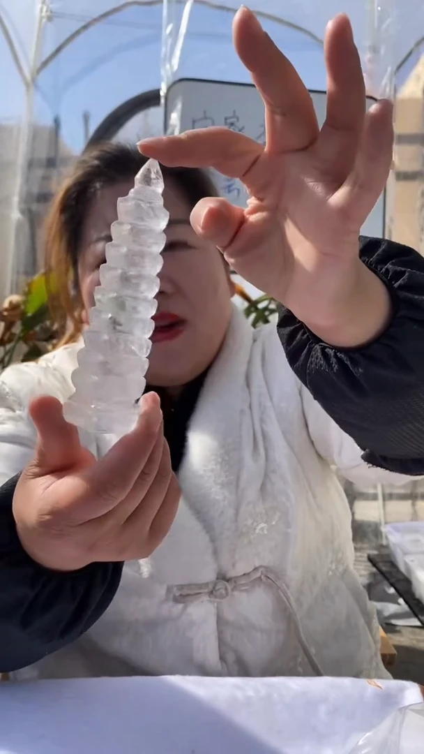 【闪购商品】水晶文昌塔未镶嵌白水晶文昌塔D583