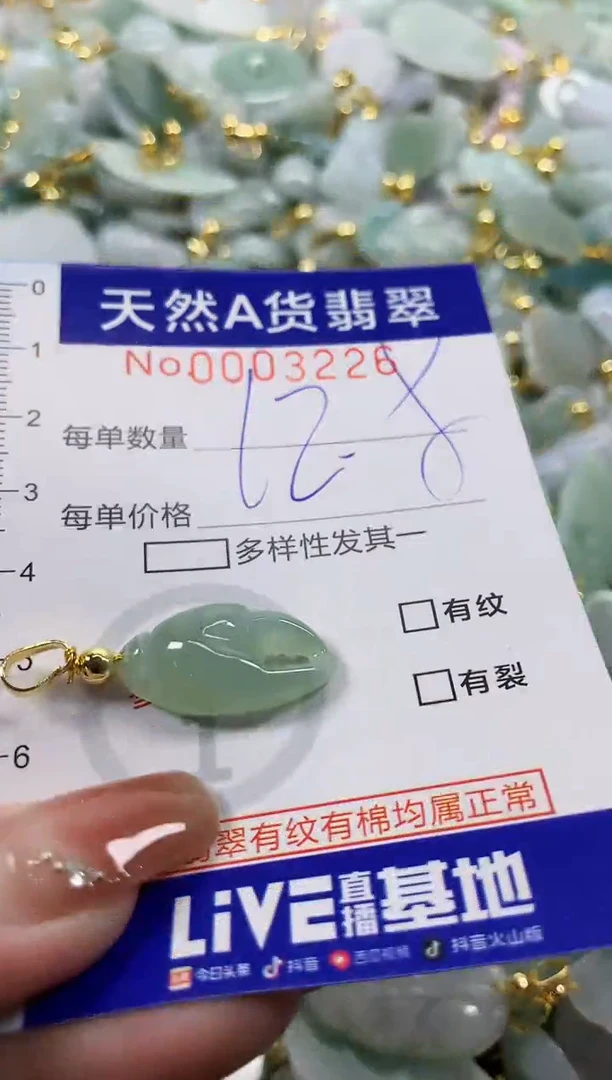 颈饰未镶嵌翡翠天然A货翡翠