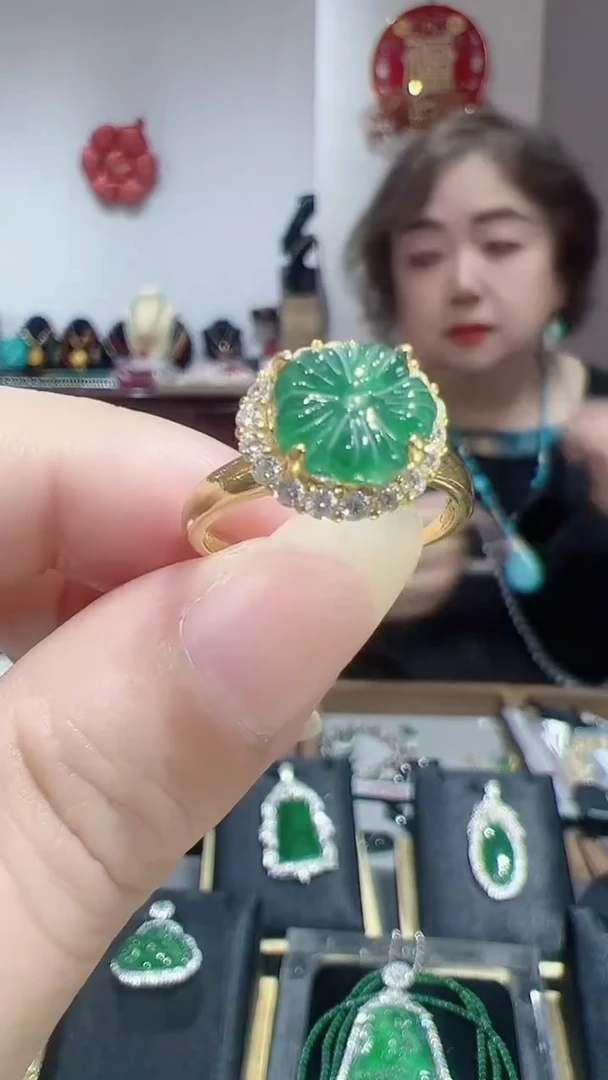 未镶嵌戒指翡翠202590630