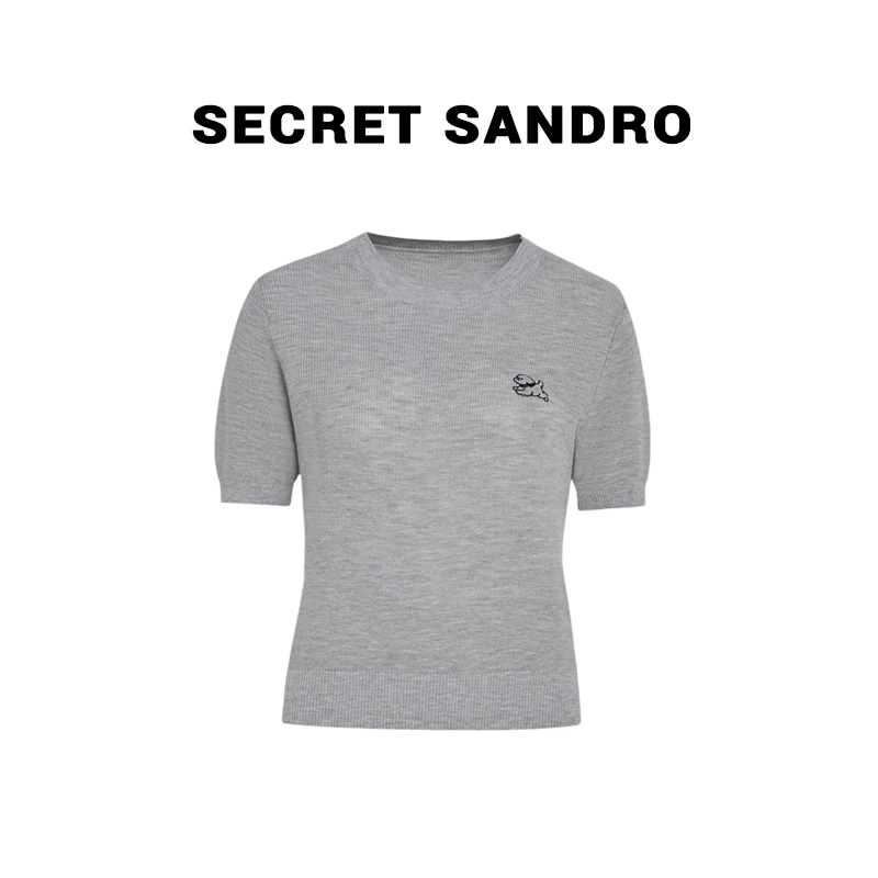 【小狗T】【Secret Sandro】 鸥小柒 毛针织衫 M55280035Q