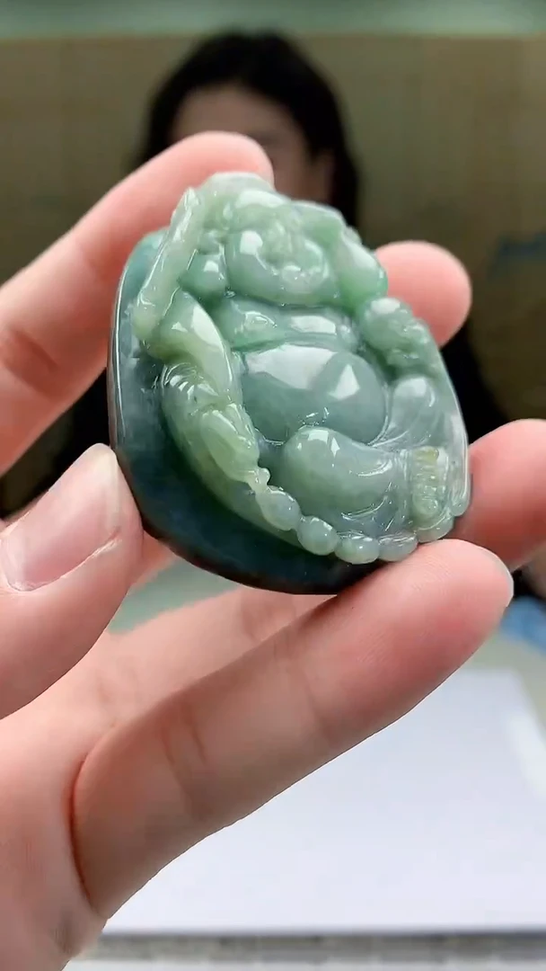 【闪购商品】定制翡翠未镶嵌4829bb-毛货挂件76