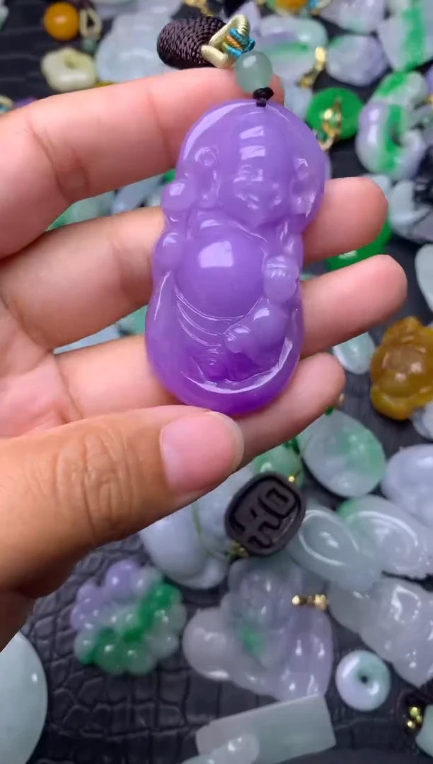 颈饰未镶嵌翡翠缅甸翡翠吊坠
