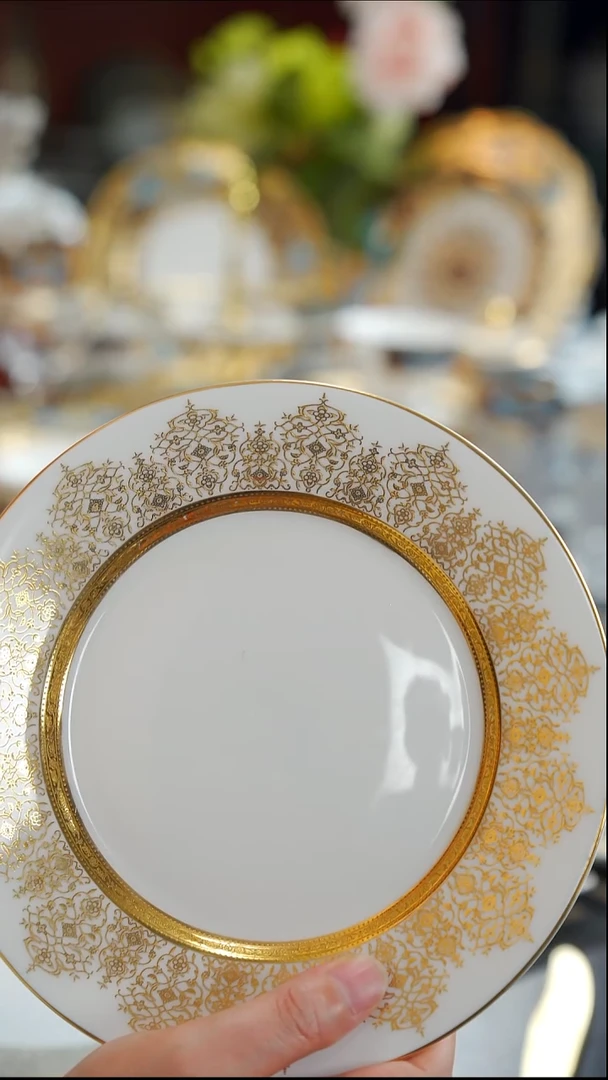 瓷片8英寸平盘2个