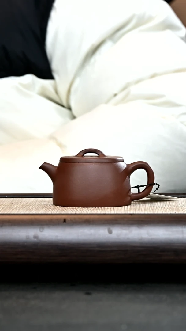 【闪购商品】紫砂茶壶Bh4165 汉瓦 红紫泥