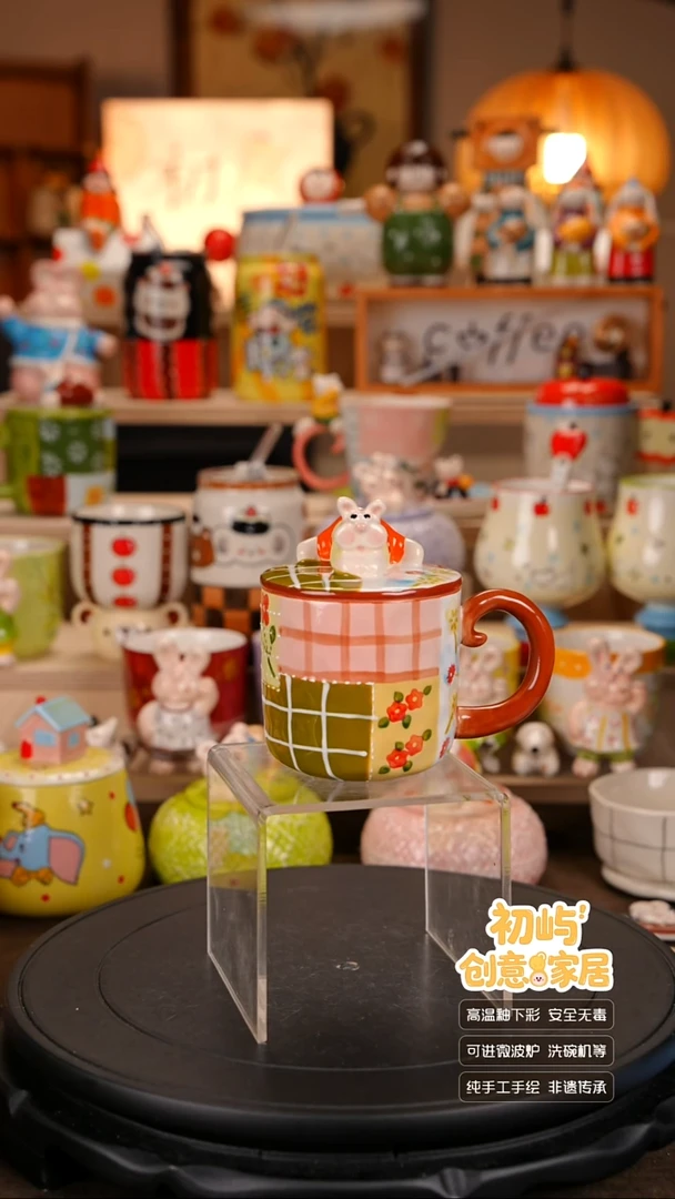 瓷初屿手工彩绘陶瓷餐具