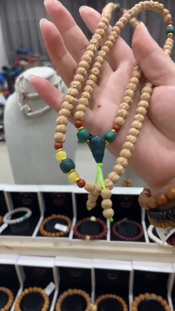 菩提手串/手链百香籽108脖挂卡7