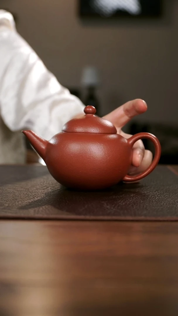 茶壶紫砂多宝水平绝红降坡泥