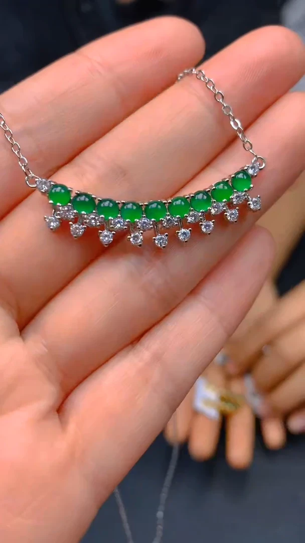 【闪购商品】翡翠项链未镶嵌0783403223/多样性发一