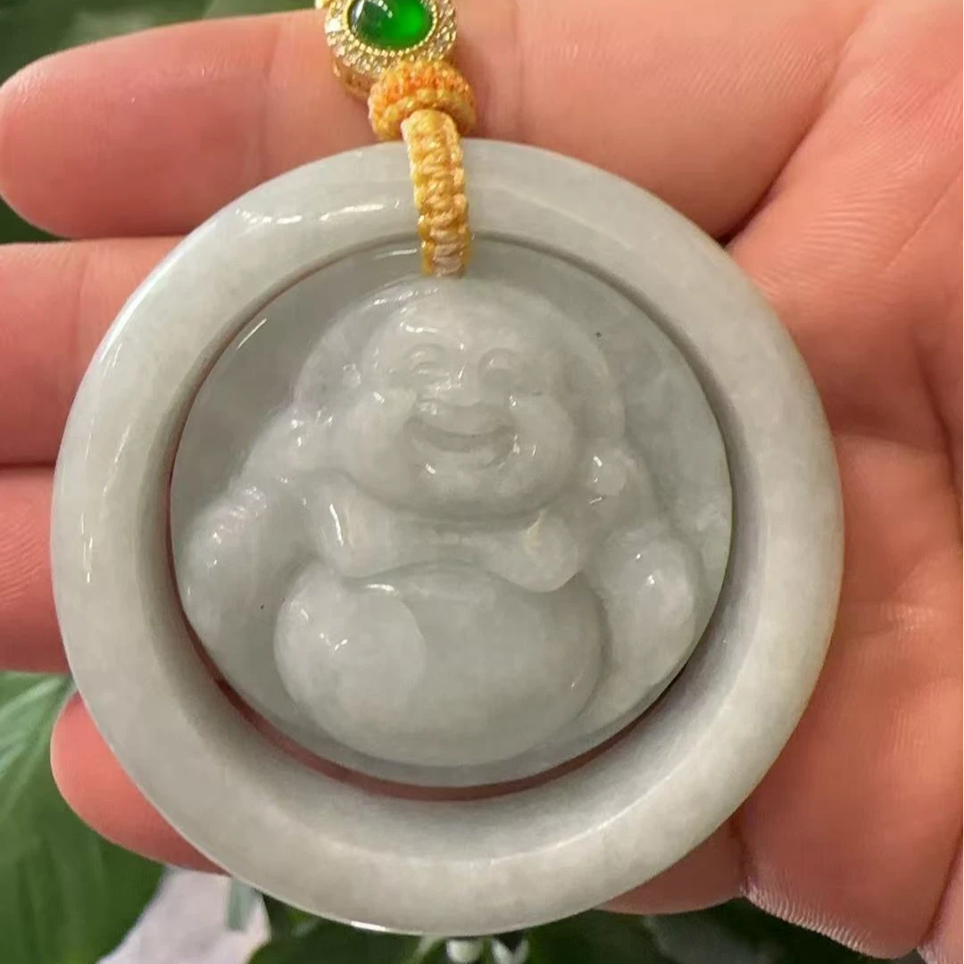 天然缅甸翡翠吊坠3236