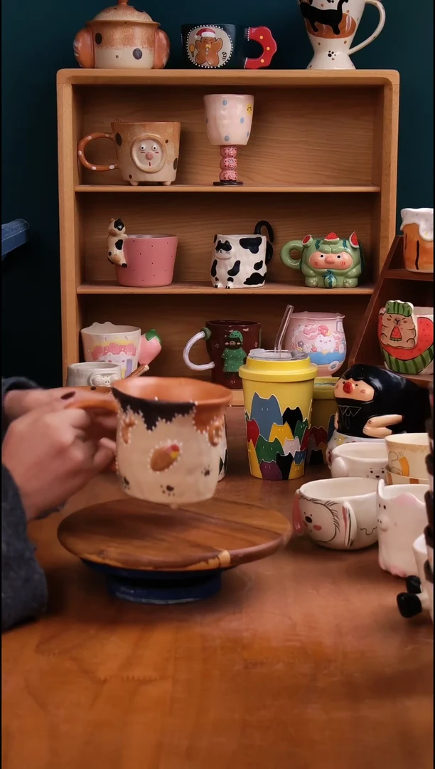 摆件陶景德镇原创手工陶瓷