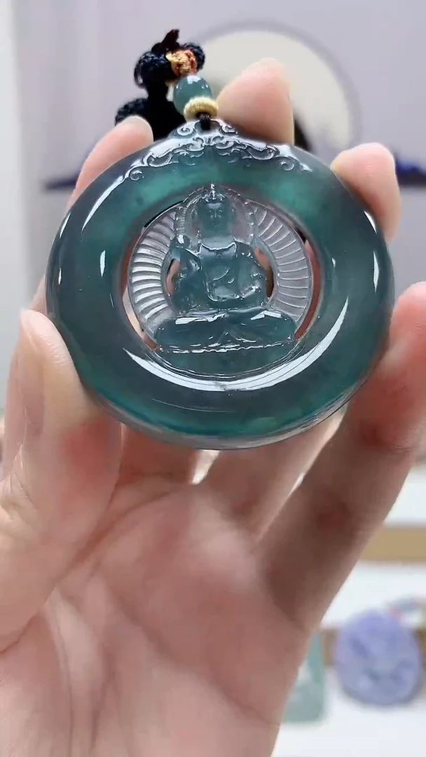 未镶嵌定制翡翠4852zm-毛货挂件人物31