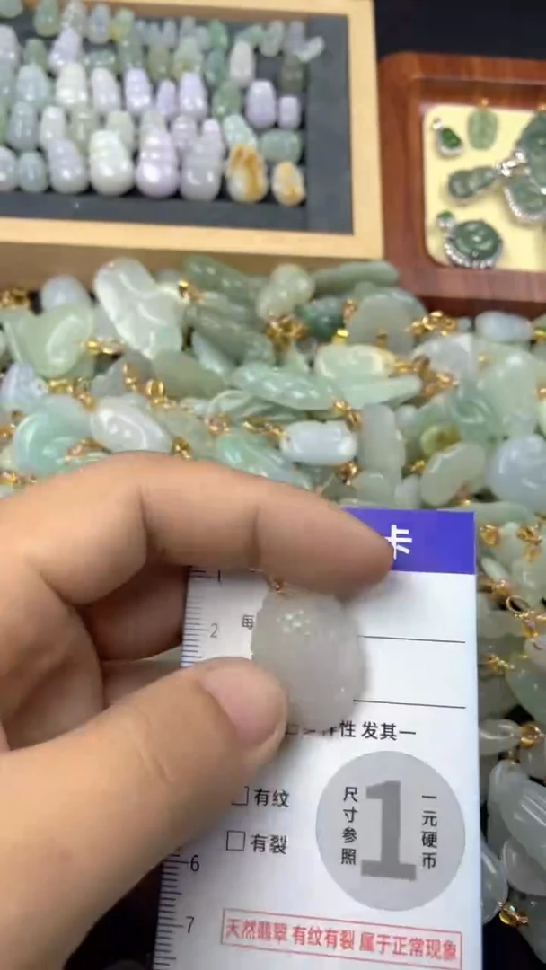 颈饰未镶嵌翡翠天然A货翡翠