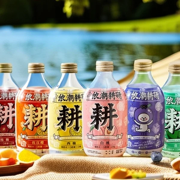 果园0蔗好喝酸甜蒟蒻0脂低卡混合摇摇0糖味侬潮耕研果冻汽水