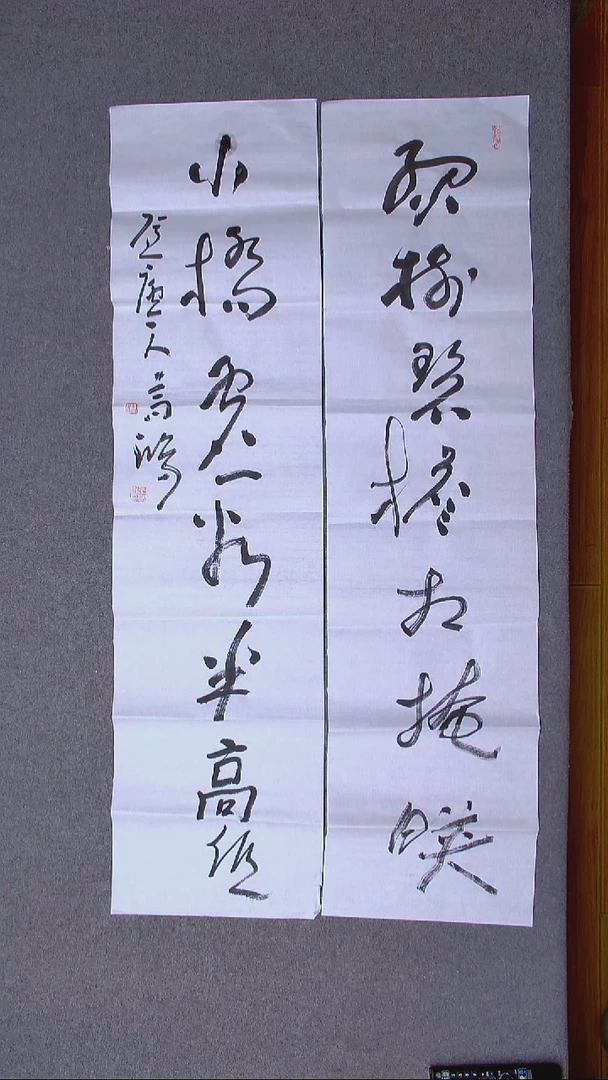 书法王高生 福建漳州 四尺对联