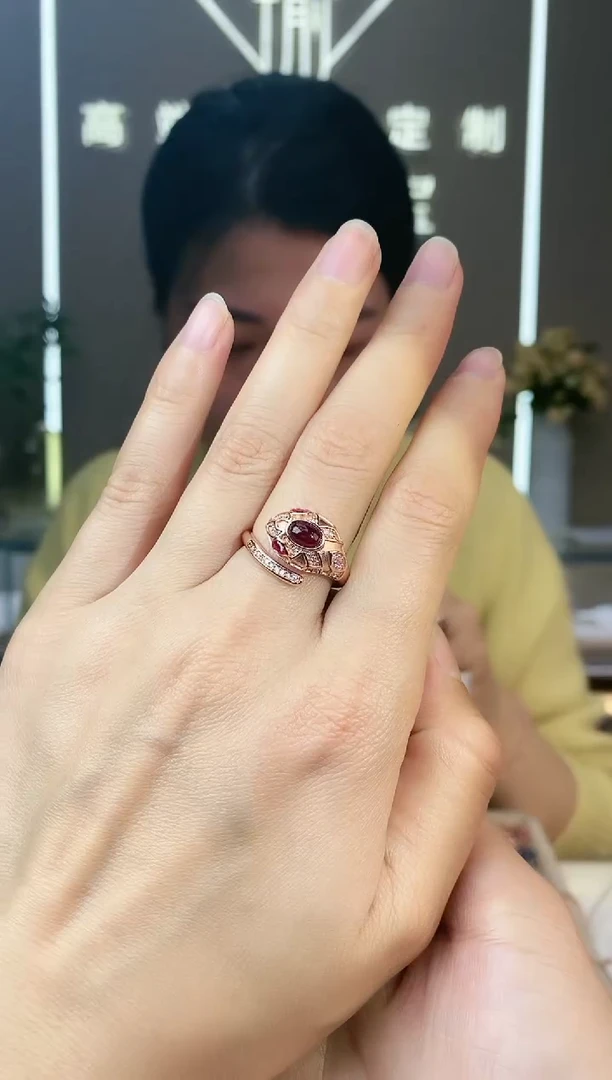 【闪购商品】红宝石手饰银S925镶嵌手饰