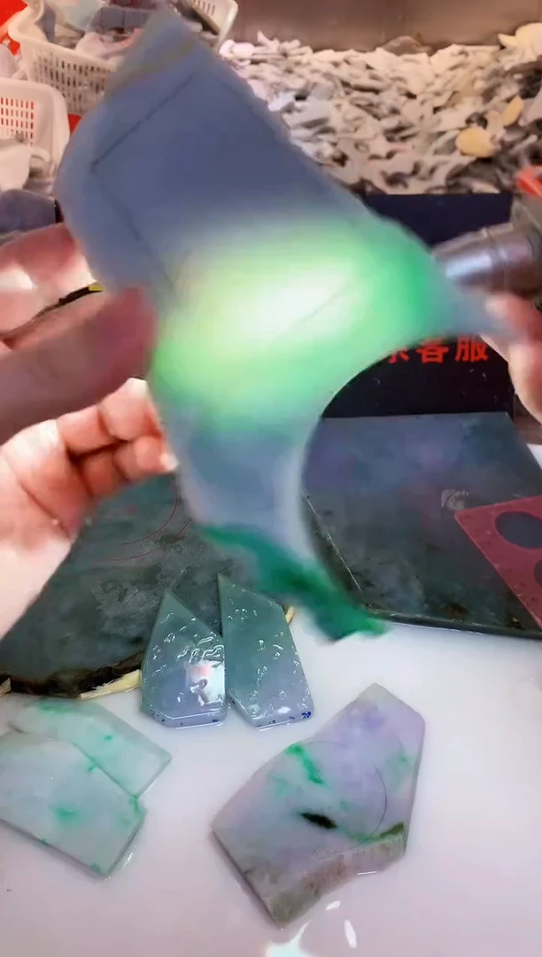 裸石翡翠0朗0翡翠珠宝141
