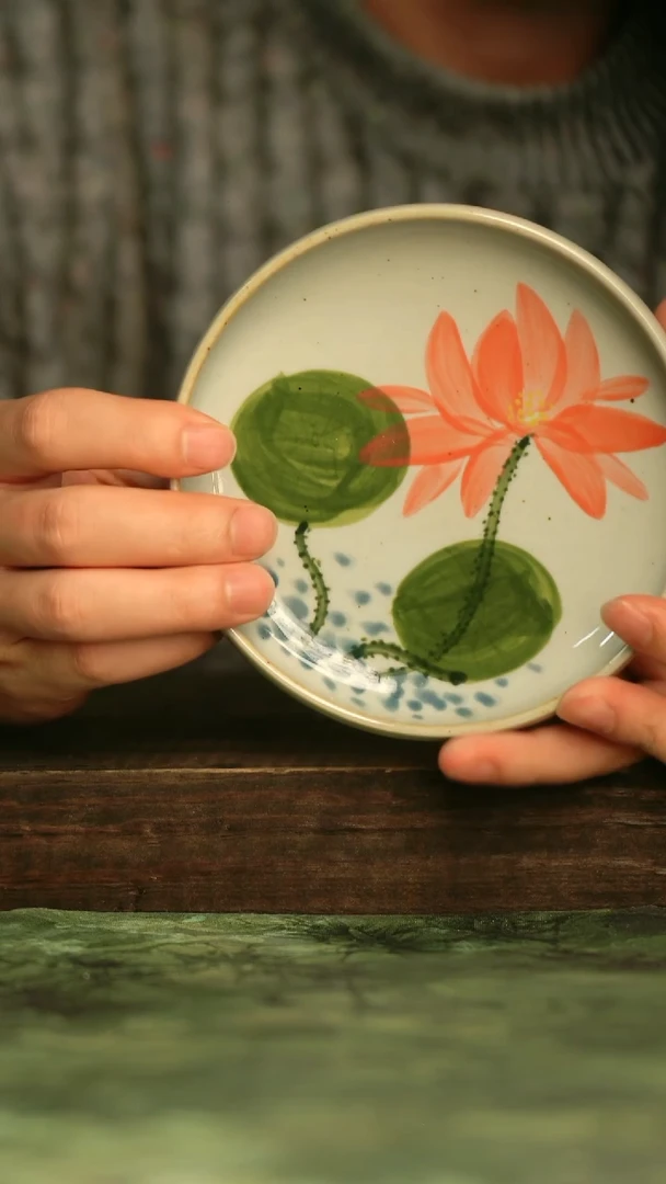 瓷器青诗集手工手绘瓷器