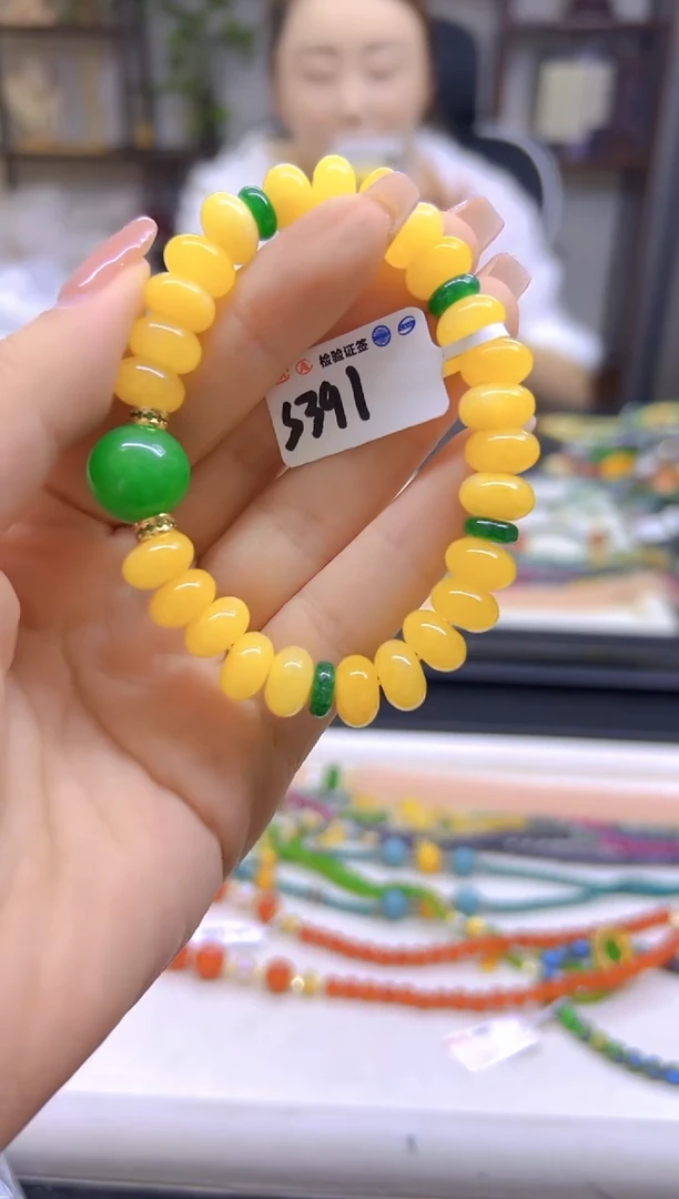 未镶嵌手链翡翠DIY款S391