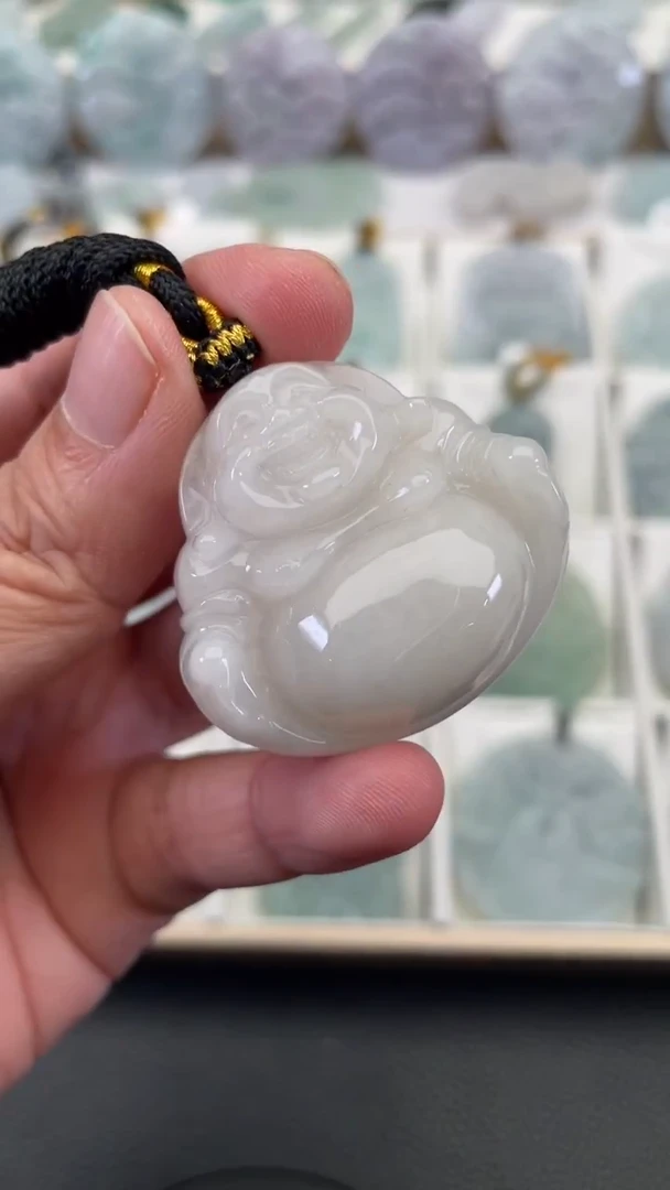 颈饰未镶嵌翡翠天然缅甸翡翠A货80