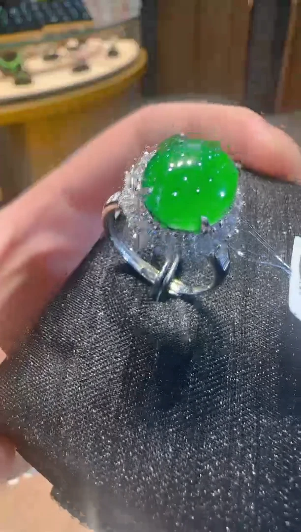 【闪购商品】翡翠戒指银S925镶嵌多样性发货一件
