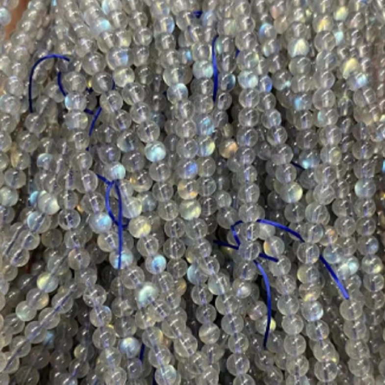 7A天然灰月光多圈手链珠光石手串时尚高品质多圈手链女款素圈珠珠