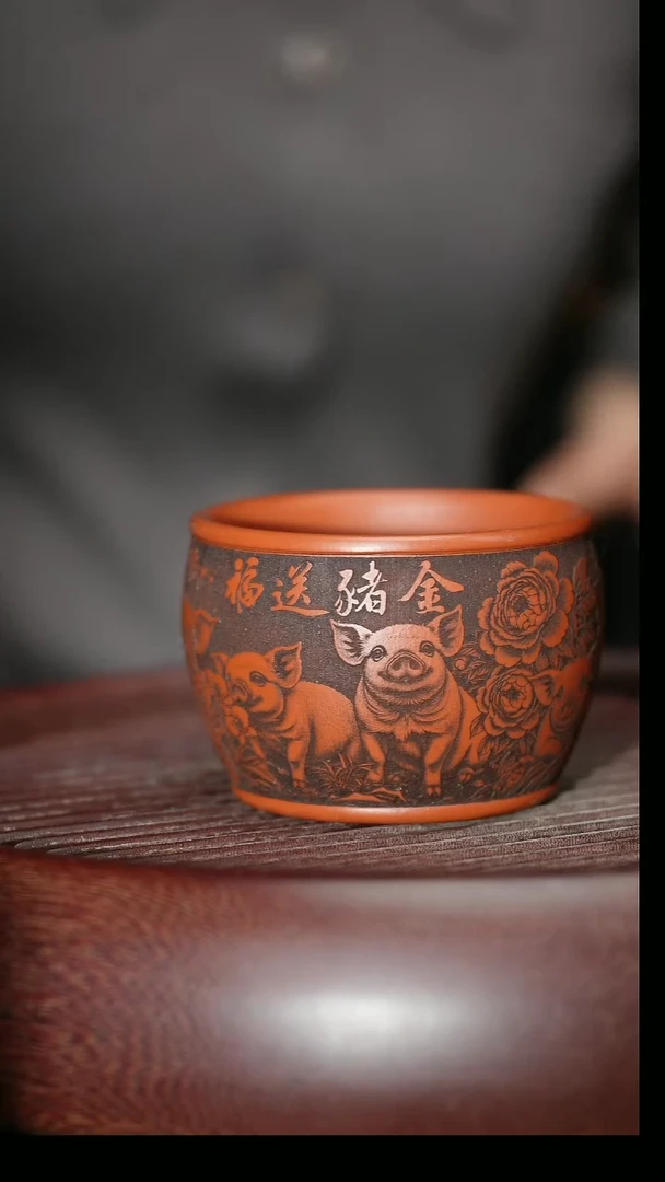 茶杯紫砂紫砂主人杯福利放漏