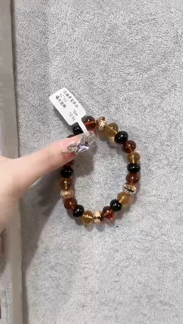 琥珀未镶嵌珠宝奇石最****市抚顺琥珀     云端多宝手串10M